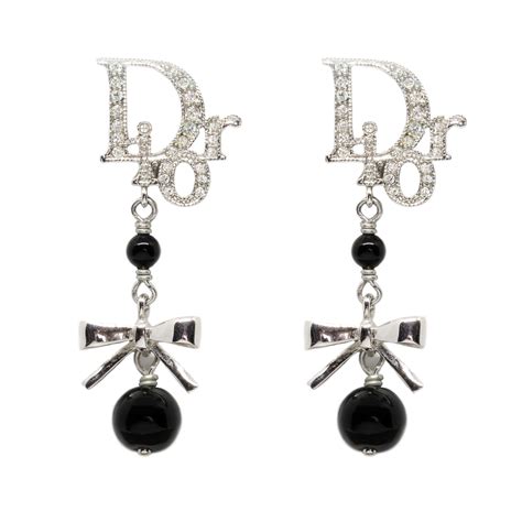 dior ribbons|dior ribbon earrings.